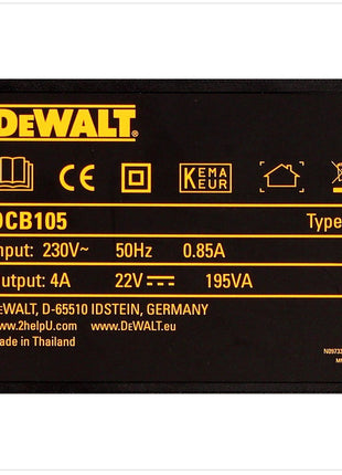 Dewalt DCB 105 Ladegerät 10,8V-18V für Li-Ion Akkus - Toolbrothers