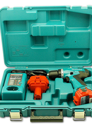 Makita 6271 12V Ni-MH Akku Bohr Schrauber + 2x Dinotech AKKU 3000 mAh 12 V + Makita DC 1414 Ladegerät + Makita Koffer - Toolbrothers