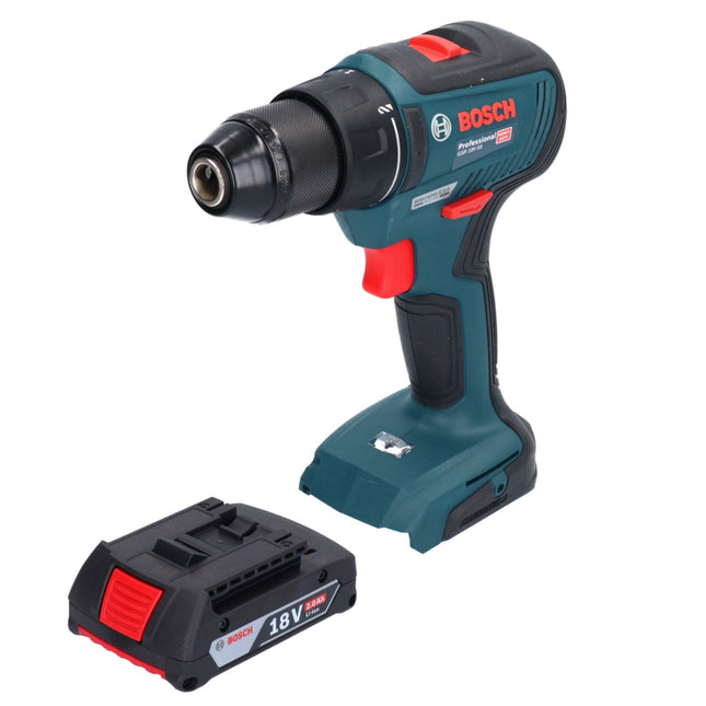 Bosch GSR 18V-55 Taladro atornillador a batería profesional 18 V 55 Nm sin escobillas + 1x acumulador 2,0 Ah - sin cargador