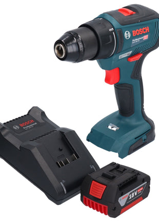 Bosch GSR 18V-55 Taladro atornillador inalámbrico profesional 18 V 55 Nm sin escobillas + 1x batería 5,0 Ah + cargador