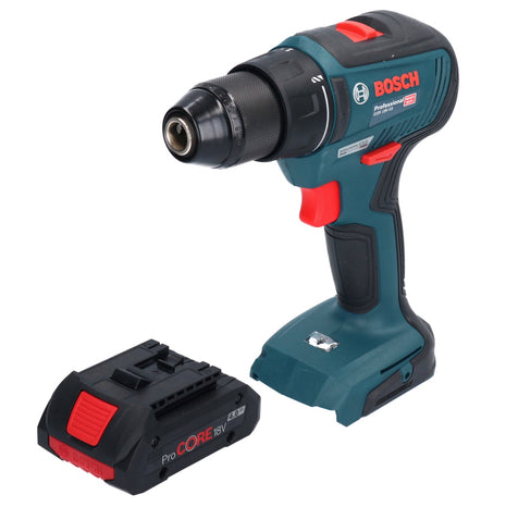 Bosch GSR 18V-55 Taladro atornillador inalámbrico profesional 18 V 55 Nm sin escobillas + 1x batería ProCORE 4,0 Ah - sin cargador