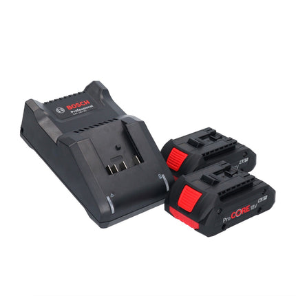 Bosch GSR Perceuse-visseuse sans fil 18V-55 Professional 18 V 55 Nm brushless + 2x Batteries ProCORE 4,0 Ah + Chargeur