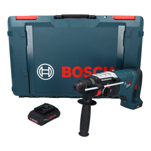 Bosch GBH 18V-28 DC Professional Marteau perforateur sans fil 18 V 3,4 J SDS Plus Brushless + 1x batterie ProCORE 4,0 Ah + XL-Boxx - sans chargeur