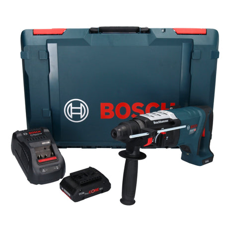 Bosch GBH 18V-28 DC Professional Taladro percutor inalámbrico 18 V 3,4 J SDS Plus sin escobillas + 1x batería ProCORE 4,0 Ah + cargador + XL-Boxx