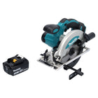 Sierra circular de batería Makita DSS 610 F1 18 V 165 mm + 1x batería 3,0 Ah - sin cargador