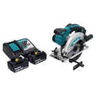 Sierra circular de batería Makita DSS 610 RT 18 V 165 mm + 2 baterías 5,0 Ah + cargador