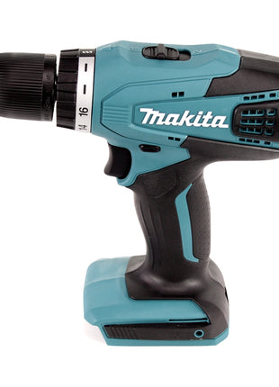 Makita DF 457 DWE 10 akumulatorowa wiertarko-wkrętarka 18 V 42 Nm seria G + 2x akumulator 1,5 Ah + ładowarka + 101-częściowy zestaw wierteł + walizka