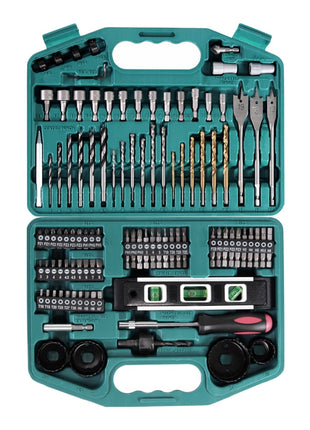 Makita DF 457 DWE 10 Perceuse-visseuse sans fil 42Nm série G 18V + 2x Batteries 1,5Ah + Chargeur + Coffret + Set de 101 Embouts de perçage