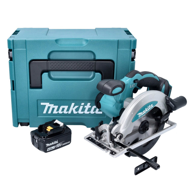 Makita DSS 610 M1J Cordless Circular Saw 18 V 165 mm + 1x rechargeable battery 4.0 Ah + Makpac - without charger