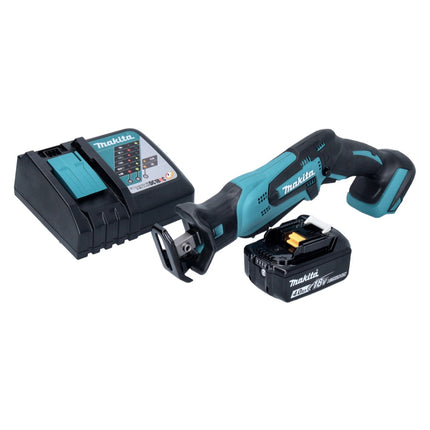 Makita DJR 185 RM1 sierra de sable recíproca sin cable 18 V + 1x batería 4.0 Ah + cargador