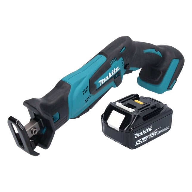 Sierra de sable Makita DJR 185 T1 sin cable 18 V + 1x batería 5.0 Ah - sin cargador