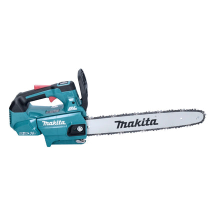Motosierra de batería Makita DUC 406 PFB 36 V (2x 18 V) 40 cm sin escobillas + 2x batería 3,0 Ah + cargador doble