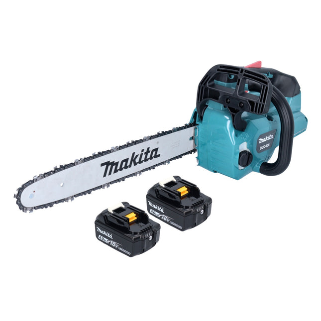 Motosierra a batería Makita DUC 406 MB 36 V (2x 18 V) 40 cm sin escobillas + 2x batería 4,0 Ah - sin cargador
