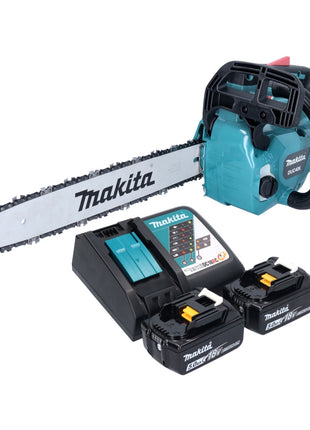 Tronçonneuse à batterie Makita DUC 406 RTB 36 V (2x 18 V) 40 cm sans balais + 2x batterie 5,0 Ah + chargeur