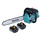 Motosierra a batería Makita DUC 356 MB 36 V (2x 18 V) 35 cm sin escobillas + 2x batería 4,0 Ah - sin cargador