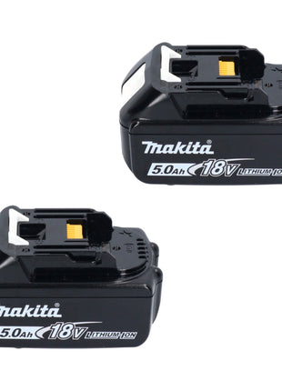 Motosierra a batería Makita DUC 356 TB 36 V (2x 18 V) 35 cm sin escobillas + 2x batería 5,0 Ah - sin cargador