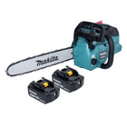 Makita DUC 356 GB Akumulatorowa pilarka łańcuchowa 36 V ( 2x 18 V ) 35 cm bezszczotkowa + 2x akumulator 6,0 Ah - bez ładowarki