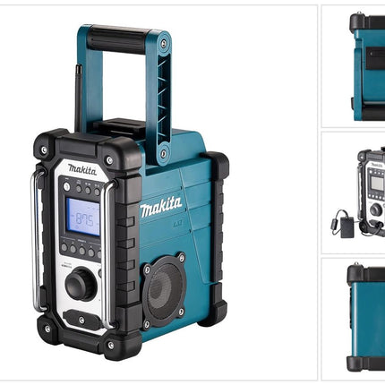 Makita DMR 116 cordless construction site radio 14.4 - 18 V AM FM AUX Solo - without battery, without charger