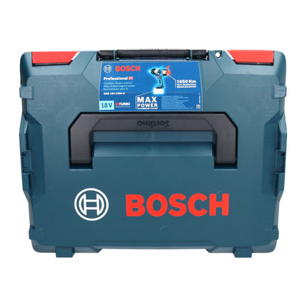 Bosch GDS 18V-1050 H Atornillador de impacto giratorio a batería 18 V 1050 Nm 3/4" Biturbo Brushless + 2x batería ProCORE 8,0 Ah + cargador + L-Boxx (06019J8502)