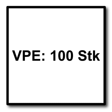 HECO MULTI MONTI plus F anclaje de tornillo 7,5 x 80 mm 100 piezas (2x 48515) tornillo para hormigón, cabeza avellanada, accionamiento en T, galvanizado azul, A2K