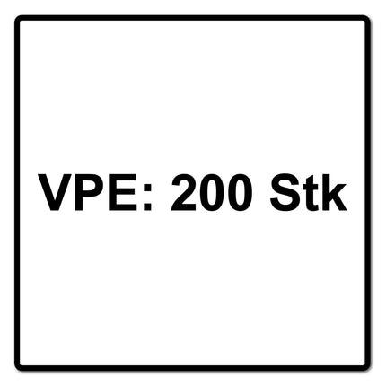 HECO MULTI MONTI plus F anclaje de tornillo 7,5 x 80 mm 200 piezas (4x 48515) tornillo para hormigón, cabeza avellanada, accionamiento en T, galvanizado azul, A2K