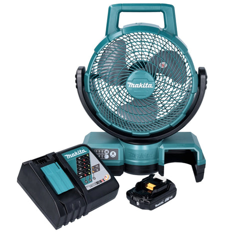 Ventilador de batería Makita DCF 203 RA1 14,4 V - 18 V + 1x batería 2,0 Ah + cargador