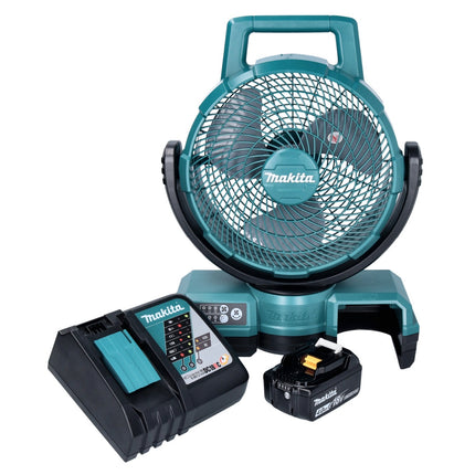 Makita DCF 203 RM1 Ventilador sin cable 14,4 V - 18 V + 1x batería 4,0 Ah + cargador