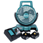 Ventilador sin cable Makita DCF 203 RM 14,4 V - 18 V + 2 baterías de 4,0 Ah + cargador