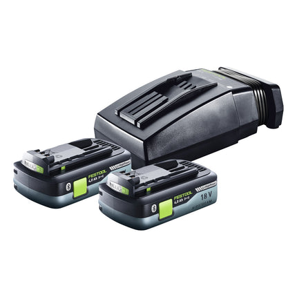 Zestaw Festool C 18 HPC 4,0 l akumulatorowa wiertarko-wkrętarka 18 V 45 Nm bezszczotkowa ( 576993 ) + 2x akumulator 4,0 Ah + ładowarka + przystawka mimośrodowa + przystawka kątowa + systainer
