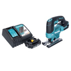 Seghetto alternativo a pendolo a batteria Makita DJV 184 RA1 18 V brushless + 1x batteria ricaricabile 2,0 Ah + caricabatterie