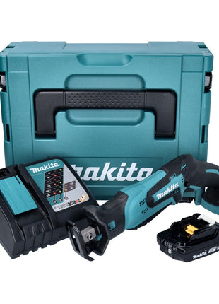 Makita DJR 185 RA1J akumulatorowa pilarka szablasta 18 V + 1x akumulator 2,0 Ah + ładowarka + Makpac