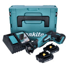 Makita DJR 185 RAJ sierra de sable a batería 18 V + 2x baterías 2.0 Ah + cargador + Makpac