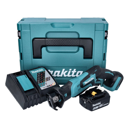 Makita DJR 185 RG1J Cordless Reciprocating Saw 18 V + 1x rechargeable battery 6.0 Ah + charger + Makpac