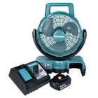 Makita DCF 203 RT1 Ventilateur sans fil 14,4 V - 18 V + 1x Batterie 5,0 Ah + Chargeur