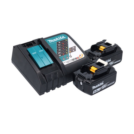 Ventilador sin cable Makita DCF 203 RT 14,4 V - 18 V + 2x Baterías 5,0 Ah + Cargador