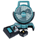 Ventilador de batería Makita DCF 203 RG1 14,4 V - 18 V + 1x batería 6,0 Ah + cargador