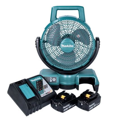 Makita DCF 203 RG Ventilador sin cable 14,4 V - 18 V + 2x 6,0 Ah Baterías + Cargador