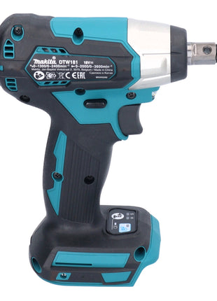 Makita DTW 181 RA1 Akku Schlagschrauber 18 V 210 Nm 1/2" Brushless + 1x Akku 2,0 Ah + Ladegerät