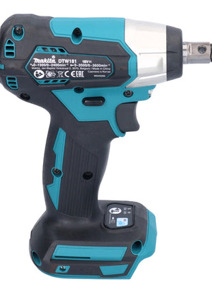 Makita DTW 181 RF1 clé à chocs sans fil 18 V 210 Nm 1/2" sans balai + 1x batterie 3,0 Ah + chargeur