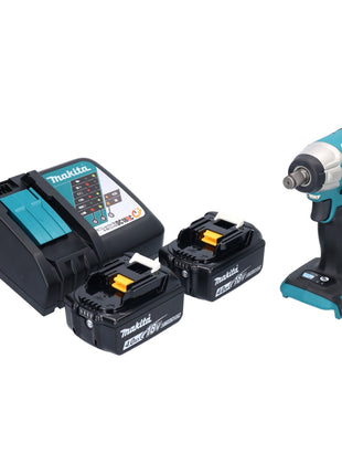 Makita DTW 181 RM Atornillador de impacto inalámbrico 18 V 210 Nm 1/2" sin escobillas + 2x baterías 4,0 Ah + cargador