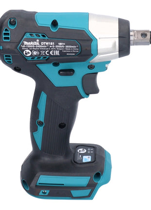 Makita DTW 181 T1 Llave de impacto a batería 18 V 210 Nm 1/2" sin escobillas + 1x batería 5,0 Ah - sin cargador