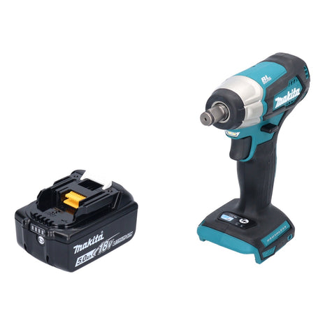 Makita DTW 181 T1 Llave de impacto a batería 18 V 210 Nm 1/2" sin escobillas + 1x batería 5,0 Ah - sin cargador