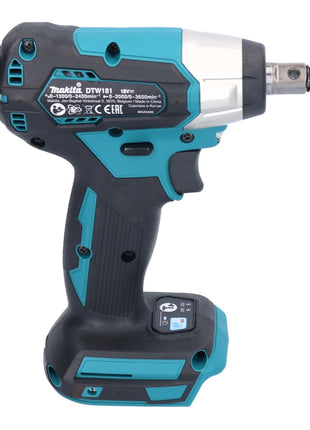 Makita DTW 181 RG1 Clé à choc sans fil 18 V 210 Nm 1/2" Brushless + 1x batterie 6,0 Ah + chargeur