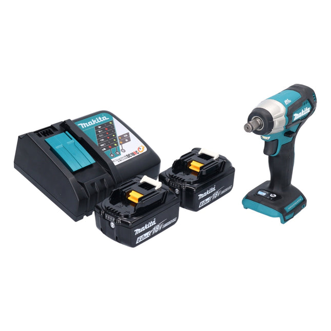 Avvitatore a impulsi a batteria Makita DTW 181 RG 18 V 210 Nm 1/2" brushless + 2x batteria ricaricabile 6,0 Ah + caricabatterie