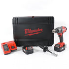 Milwaukee M18 CPD 402 C 18V Li-ion Akku Schlagbohschrauber + 2x Milwaukee Akku, Ladegerät, Koffer - Toolbrothers