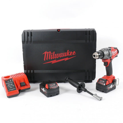 Milwaukee M18 CPD 402 C 18V Li-ion Akku Schlagbohschrauber + 2x Milwaukee Akku, Ladegerät, Koffer - Toolbrothers