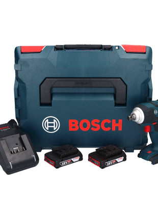 Bosch GDS 18V-300  Akku Schlagschrauber 18 V 300 Nm 1/2" Brushless + 2x Akku 2,0 Ah + Ladegerät + L-Boxx - Toolbrothers