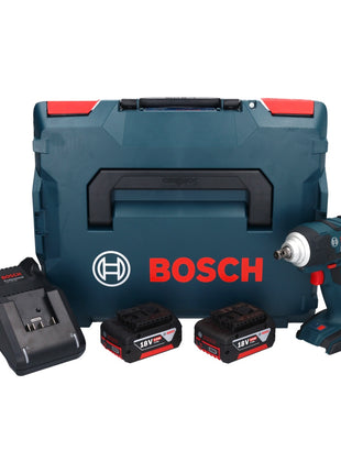 Bosch GDS 18V-300  Akku Schlagschrauber 18 V 300 Nm 1/2" Brushless + 2x Akku 5,0 Ah + Ladegerät + L-Boxx - Toolbrothers