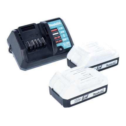 Akumulatorowa wiertarko-wkrętarka Makita DF 488 DWE10 18 V 42 Nm seria G + 2x akumulator 1,5 Ah + ładowarka + 101-częściowy zestaw wierteł + walizka