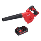 Milwaukee M18 BBL-301 Souffleur sans fil 18 V + 1x batterie 3,0 Ah - sans chargeur